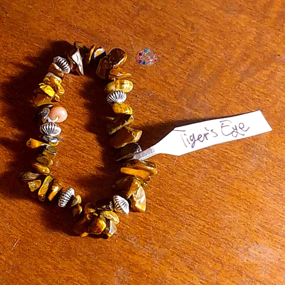 Genuine Gemstone stretch bracelet
